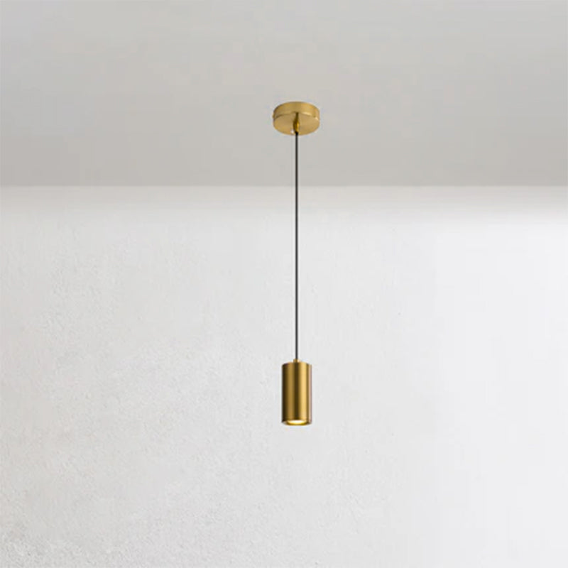 Minimalist Column Iron Pendant Light