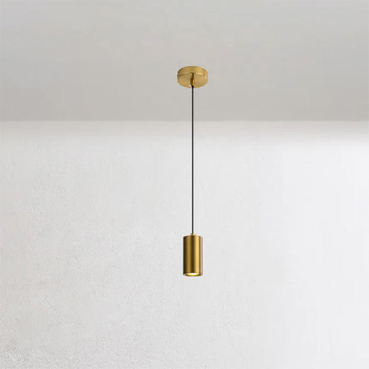 Minimalist Column Iron Pendant Light