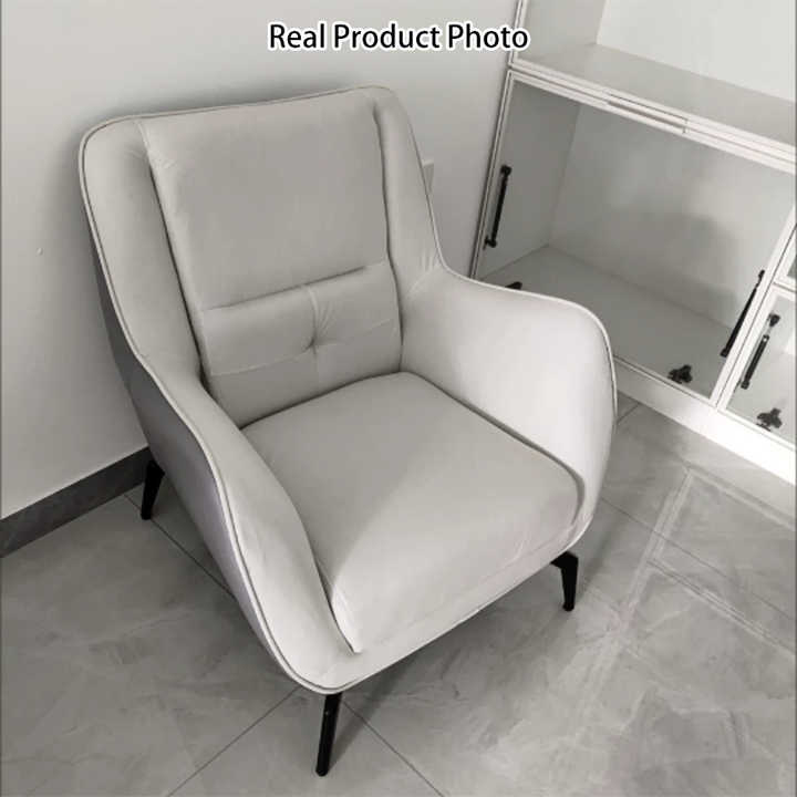 Nordic Square Fabric Accent Chair