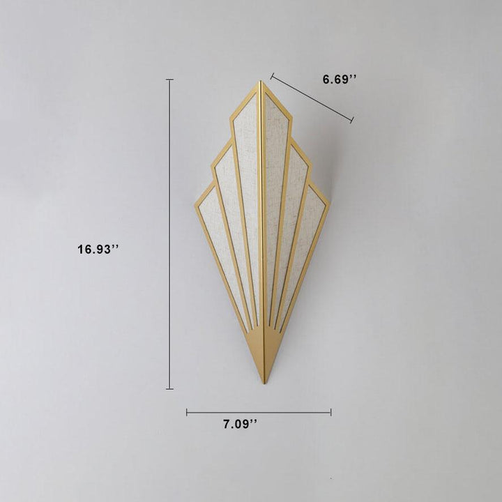 Modern Linen Wall Sconce