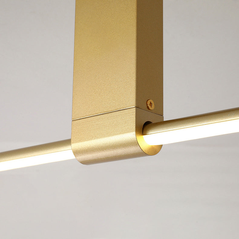 Minimalist Aluminum LED Semi-Flush Ceiling Light