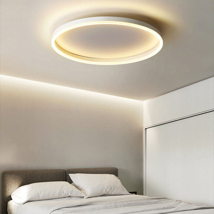 Minimalist Ring Acrylic LED Flush Mount Ceiling Light