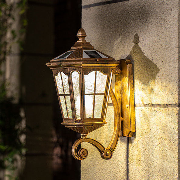 Traditional Lantern Aluminum Waterproof Outdoor Wall Light