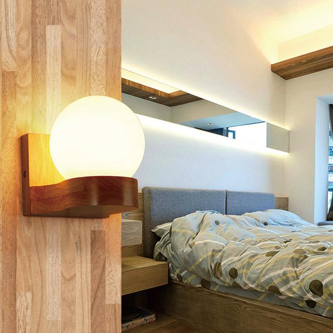 Contemporary Glass 2-Light Wall Lamp