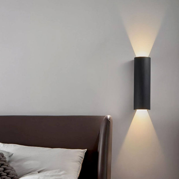 Minimalist Cylindrical Aluminum LED Wall Sconce
