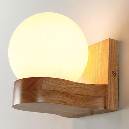 Contemporary Glass 2-Light Wall Lamp