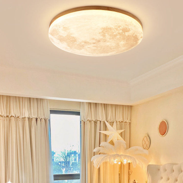 Minimalist Round Acrylic LED Flush Mount Ceiling Light