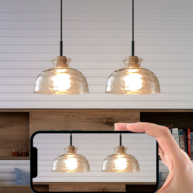 Minimalist Glass Pendant Light