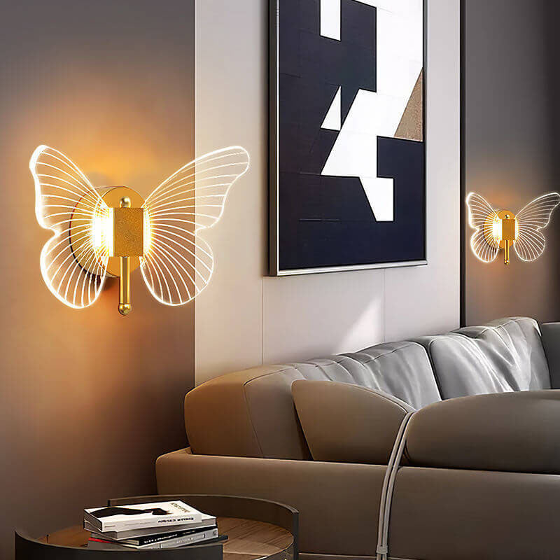 Nordic Butterfly Acrylic LED Wall Sconce