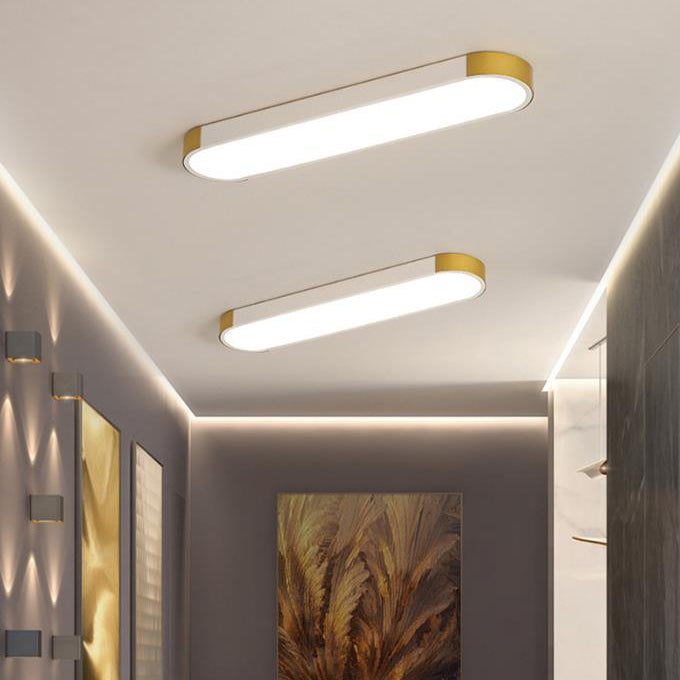 Minimalist Rectangular LED Flush Mount Ceiling Light
