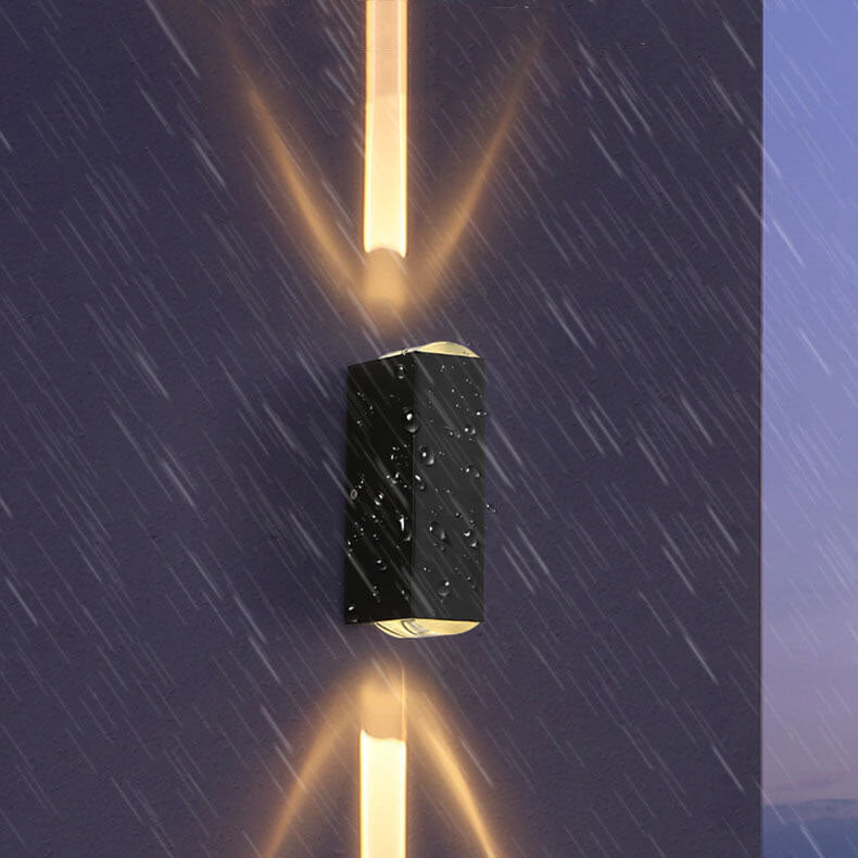 Minimalist Rectangular Aluminum LED Outdoor Wall Light