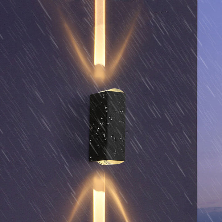 Minimalist Rectangular Aluminum LED Outdoor Wall Light