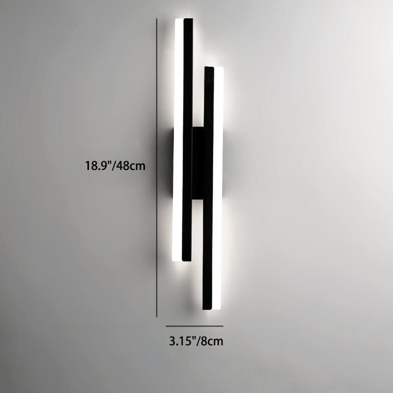 Lines Minimalist Acrylic LED Wall Sconce