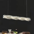 Modern Minimalist Linear Crystal LED Chandelier