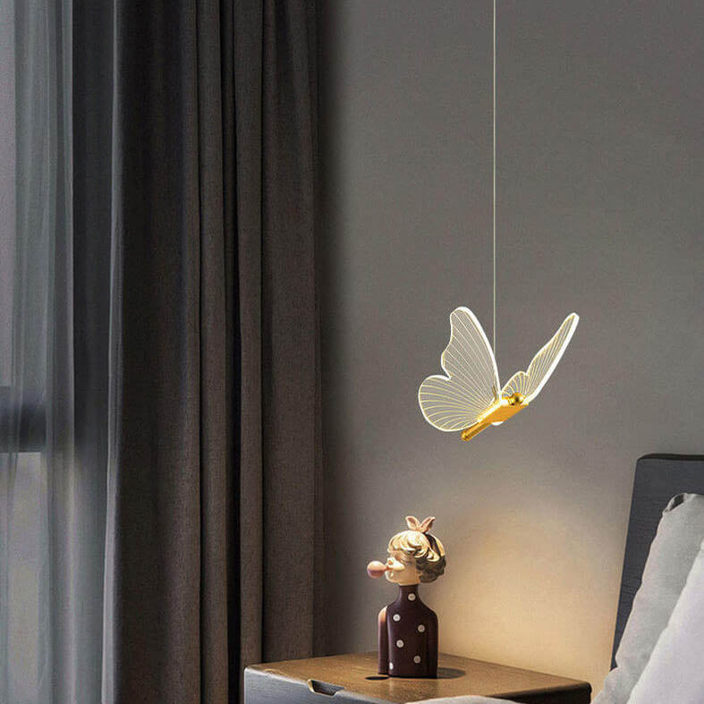 Minimalist Butterfly Acrylic LED Pendant Light