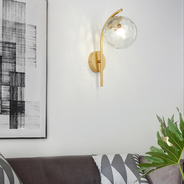 Nordic Globe Glass Wall Sconce