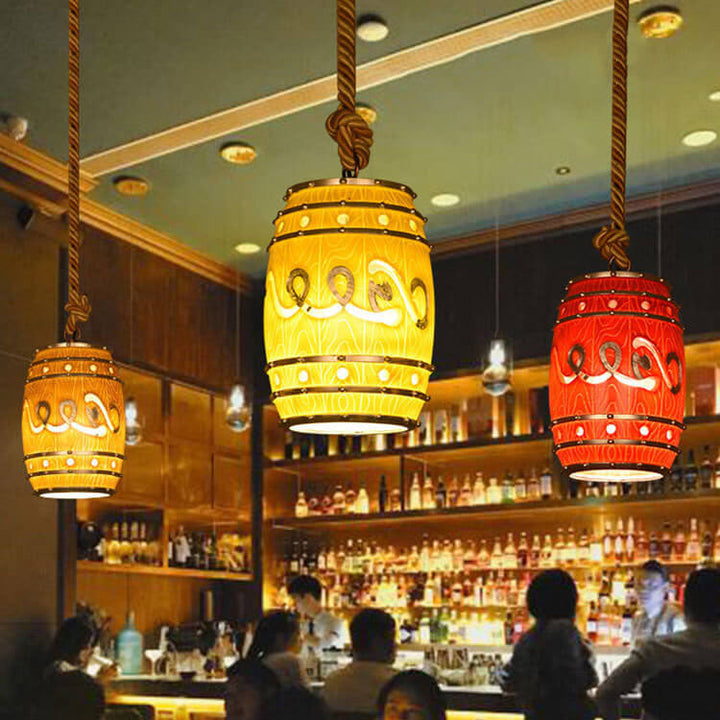 Vintage Resin Pendant Light