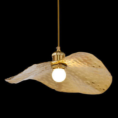 Modern Leaf Bronze Pendant Light