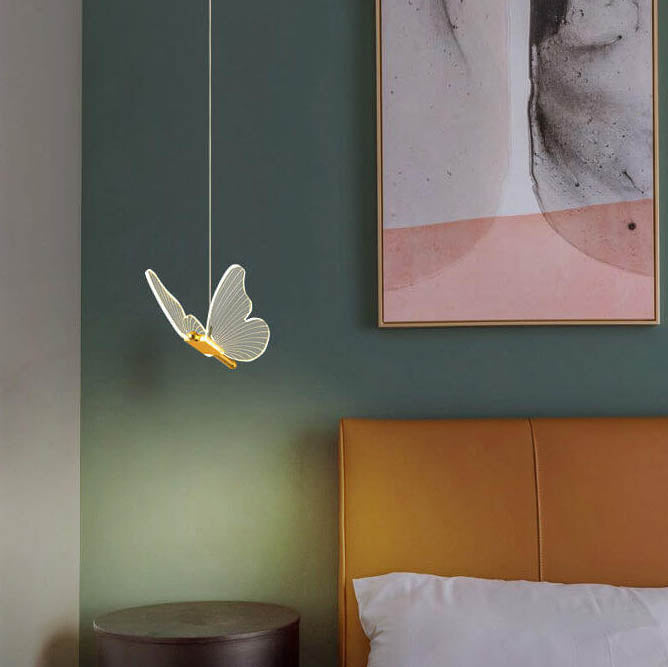Minimalist Butterfly Acrylic LED Pendant Light