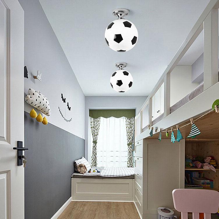 Creative Glass Semi-Flush Ceiling Light