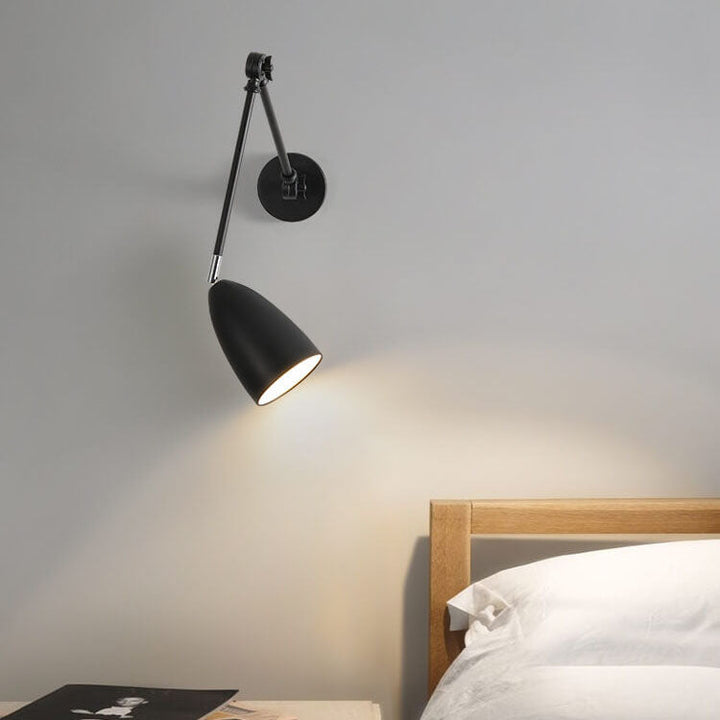 Industrial Iron Swing Arm Wall Sconce