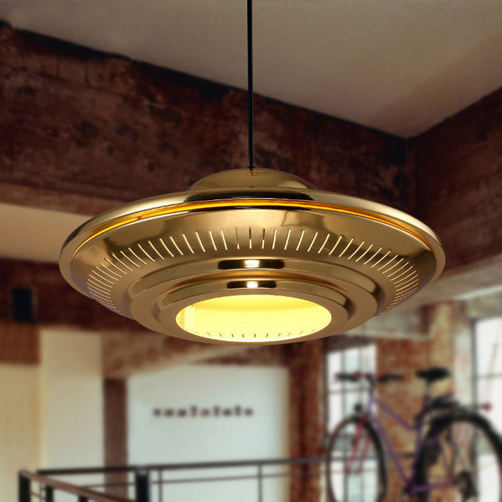 Industrial Iron Pendant Light Vintage