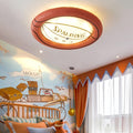 Creative Resin Basketball LED Flush Mount Ceiling Light