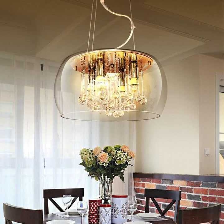 Modern Crystal 6-Light Chandelier