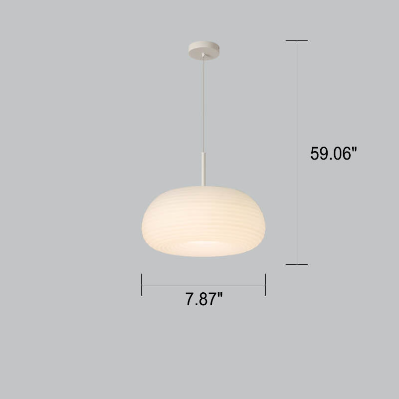 Minimalist Round Iron LED Pendant Light