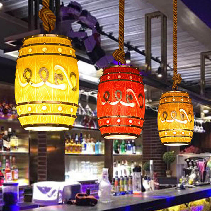 Vintage Resin Pendant Light
