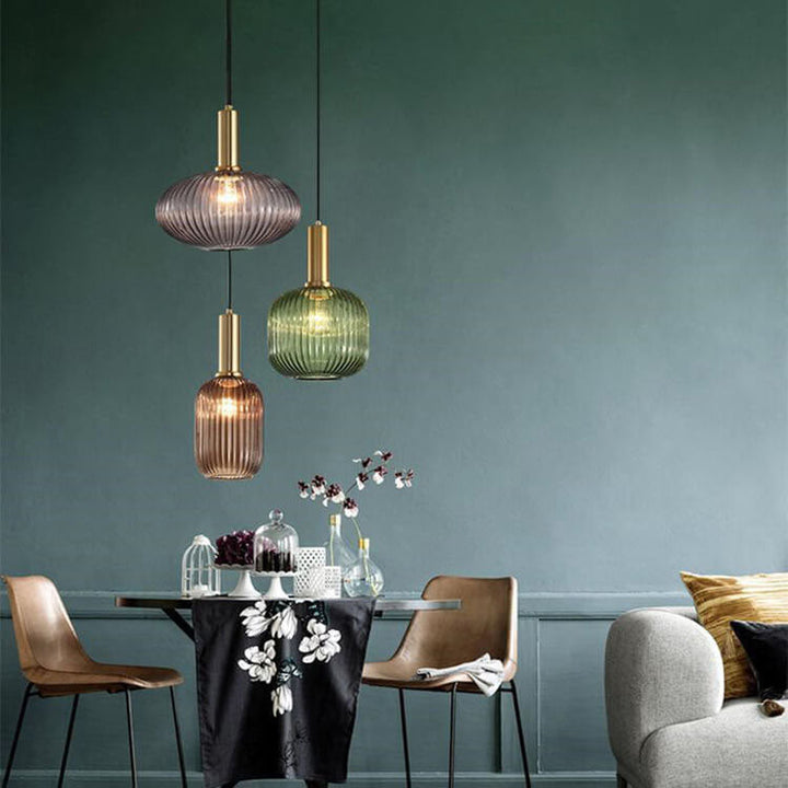 Minimalist Lantern Glass Pendant Light