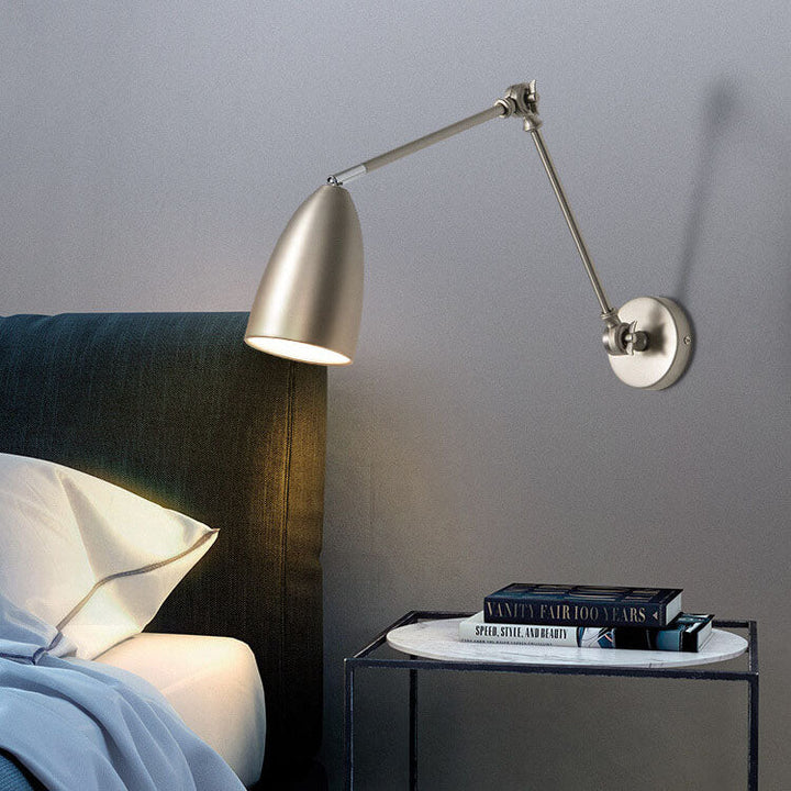 Industrial Iron Swing Arm Wall Sconce