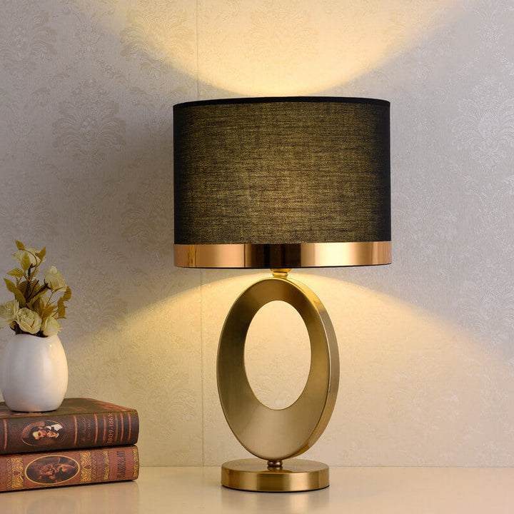 Modern Ring Fabric Table Lamp