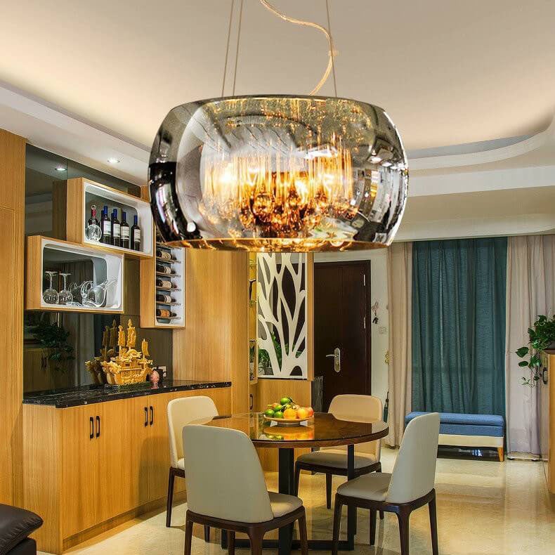 Modern Crystal 6-Light Chandelier