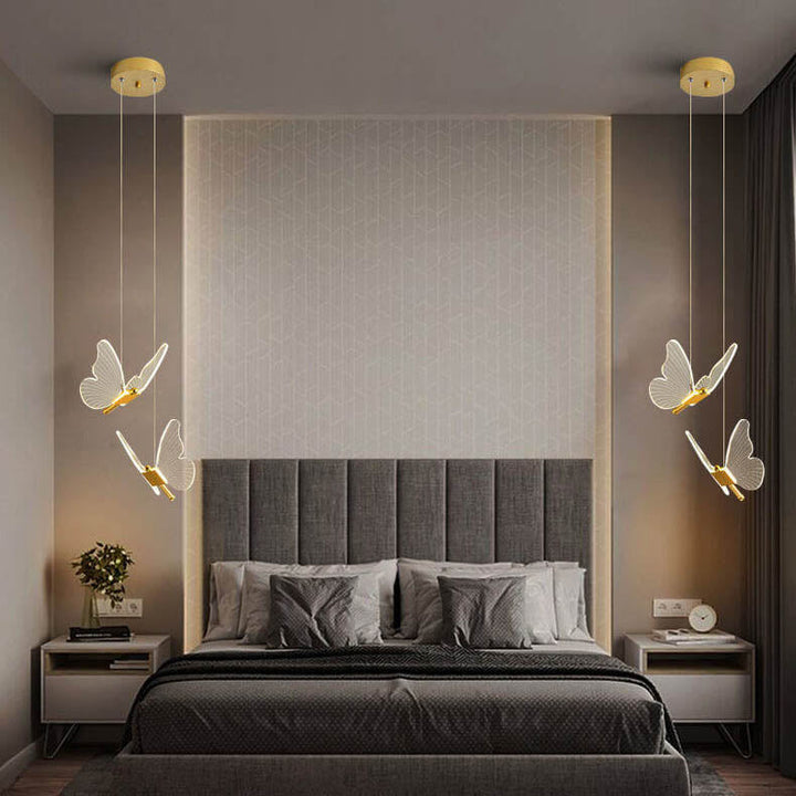 Minimalist Butterfly Acrylic LED Pendant Light