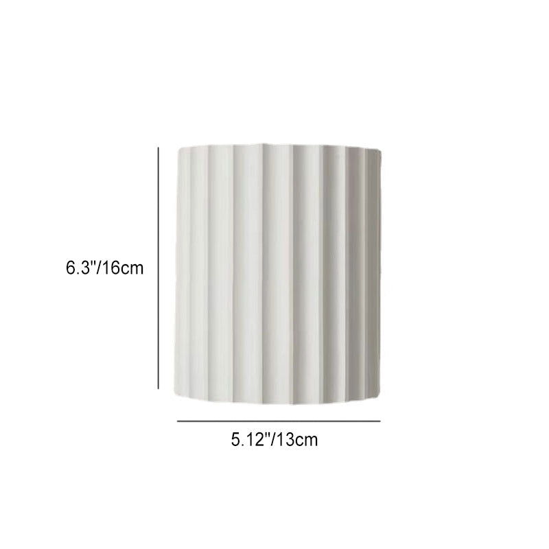 Nordic Column Resin 2-Light Wall Sconce