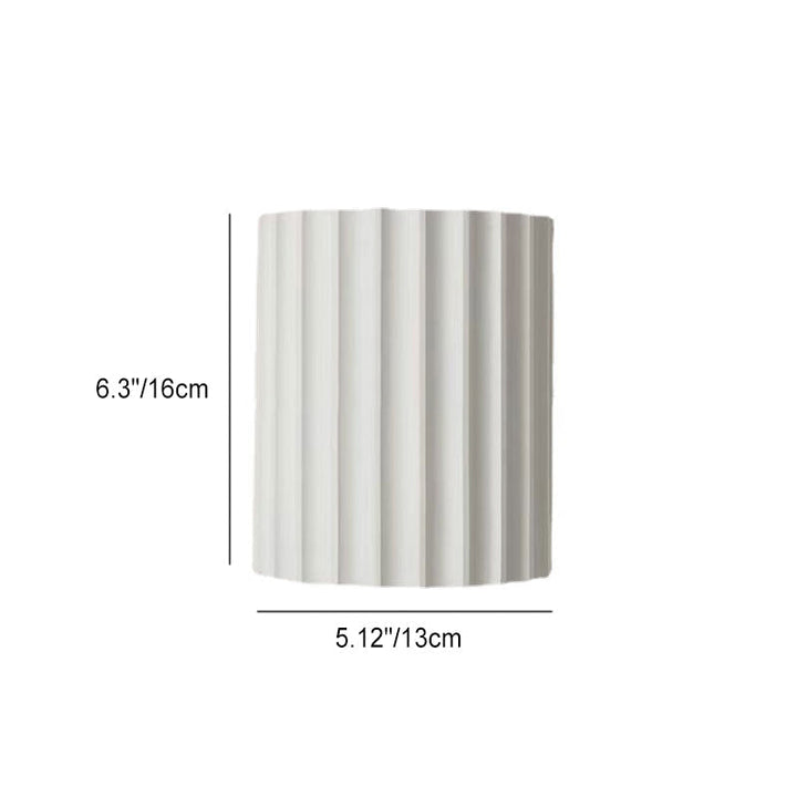 Nordic Column Resin 2-Light Wall Sconce