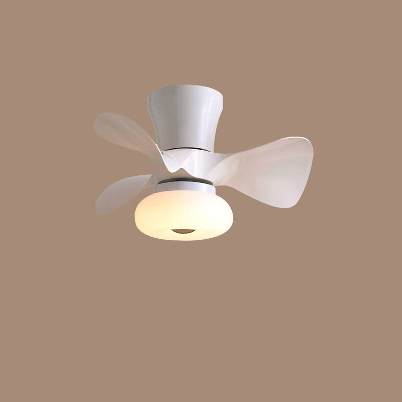 Contemporary Metal LED Ceiling Fan Light