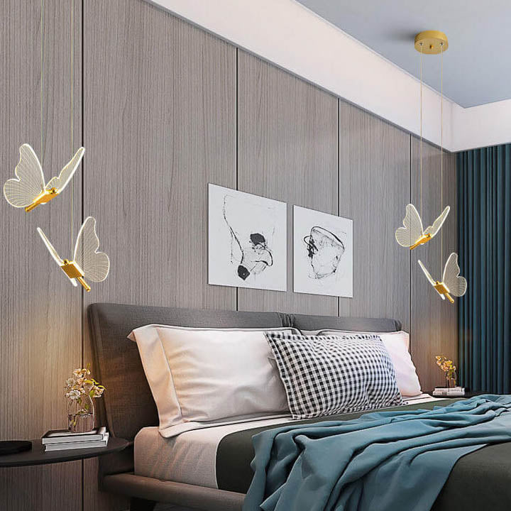 Minimalist Butterfly Acrylic LED Pendant Light