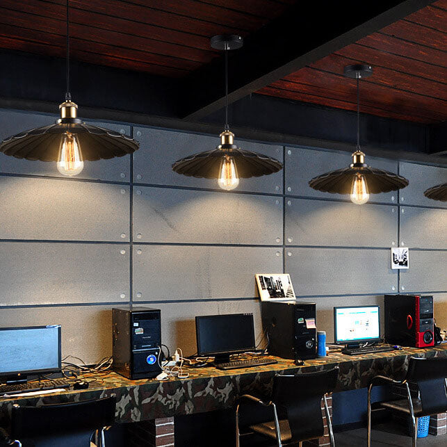 Vintage Industrial Iron Pendant Light