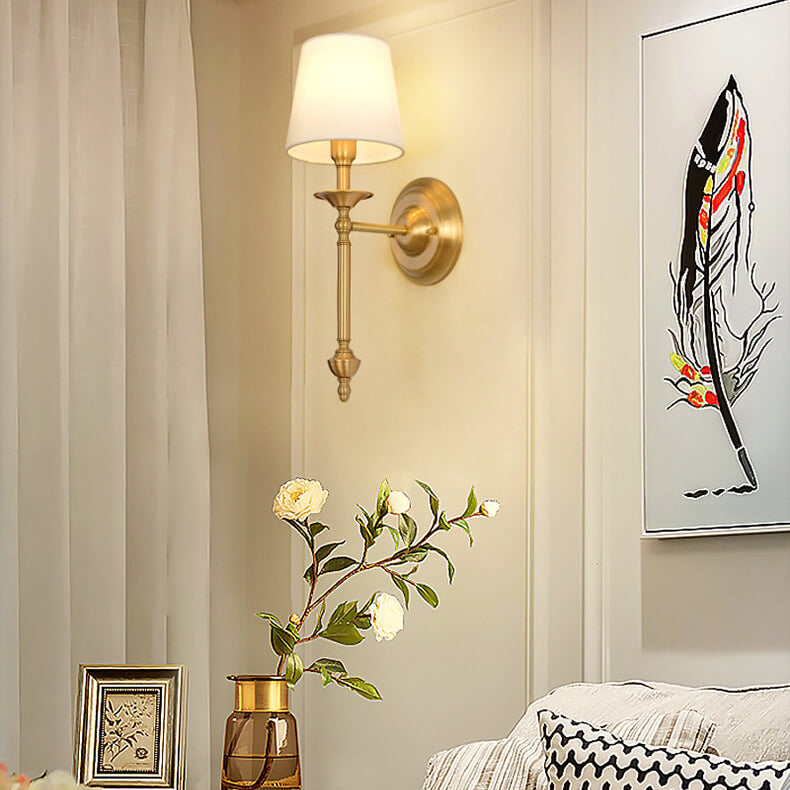 Modern Brass 2-Light Wall Sconce