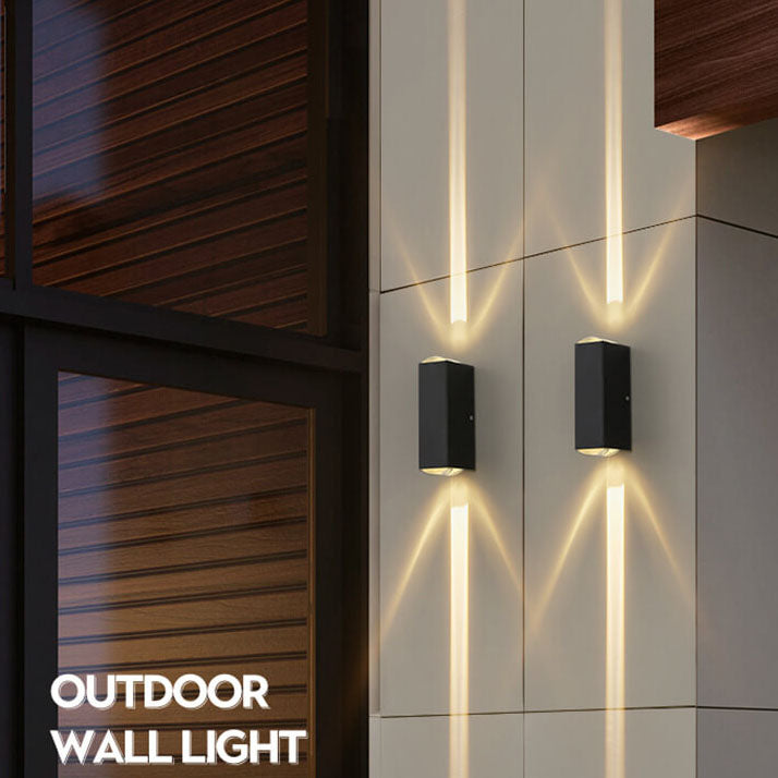 Minimalist Rectangular Aluminum LED Outdoor Wall Light