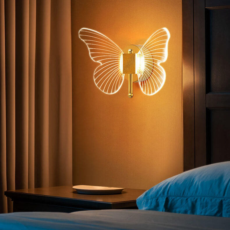 Nordic Butterfly Acrylic LED Wall Sconce