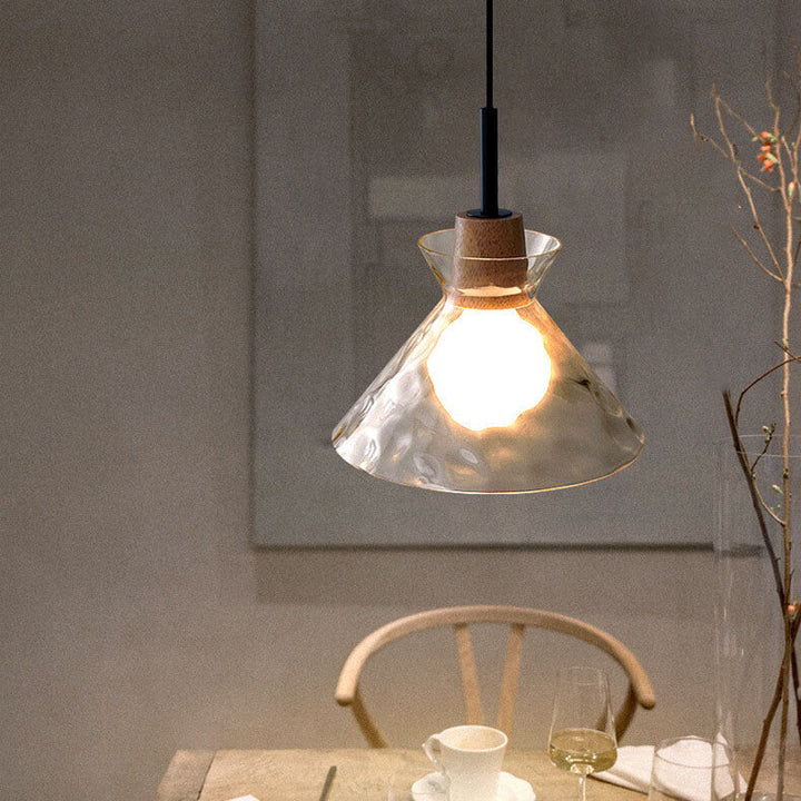 Minimalist Glass Pendant Light