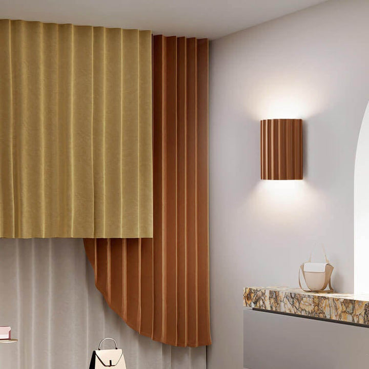 Cylinder Resin Wall Sconce