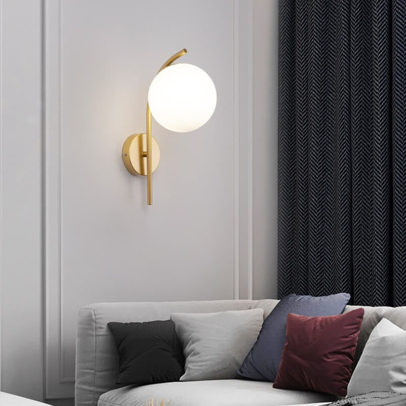 Nordic Globe Glass Wall Sconce