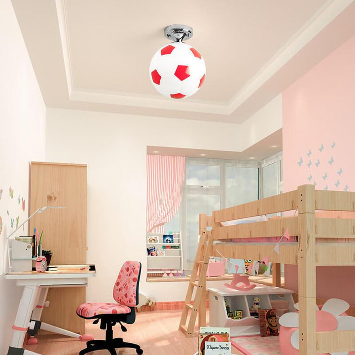 Creative Glass Semi-Flush Ceiling Light