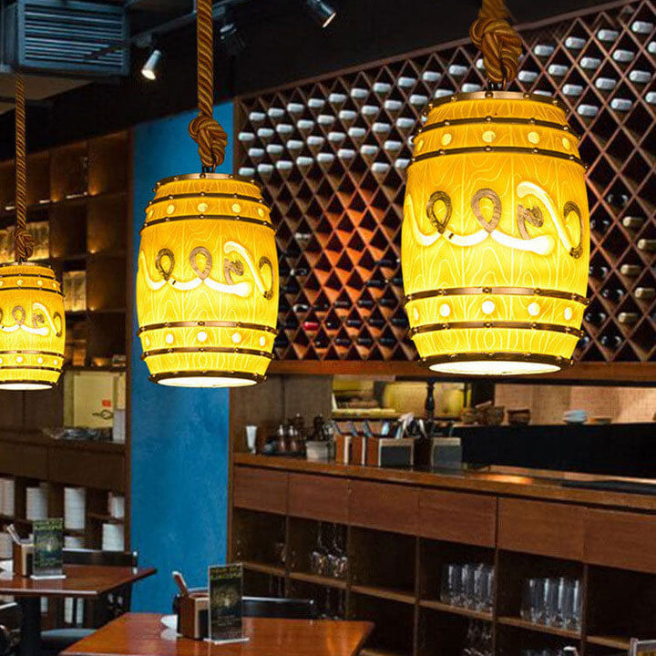 Vintage Resin Pendant Light