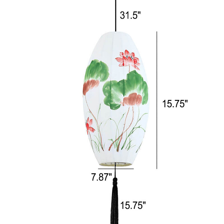 Lantern Fabric Pendant Light