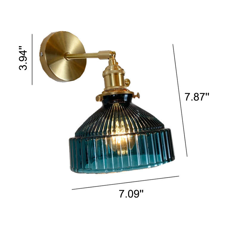Nordic Dome Brass Wall Sconce